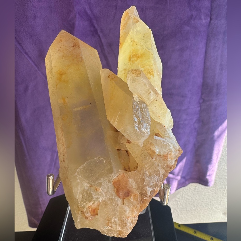 Untreated Natural Citrine Cluster - Picture 4 of 5